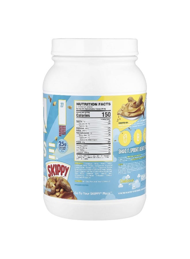 RYSE RYSE, Loaded Protein, Premium Whey Protein with MCTs, Skippy® Peanut Butter, 2.4 lb (1,077 g)  - Image 2