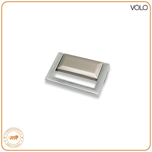 VOLO Silver Satin Cabinet Knob/Wardrobe Door Knobs/Cupboard Drawer Pull Handle/Drawer Knob for Kitchen/Bedroom/Office/Home (Kadi 35 Silver Satin, 2 Pcs) (4) - Image 4