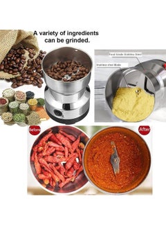 amzchef AMZCHEF Stainless Steel Multifunctional Grinder Smash Machine Coffee Beans Electric Grinder and Coffee Maker Household Electric Mixer Grinder (Multi)  - Image 2