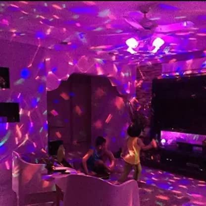 Elecsera ضوء ديسكو LED من Elecsera لحفلات ديwali وزينة عيد الميلاد - Image 3