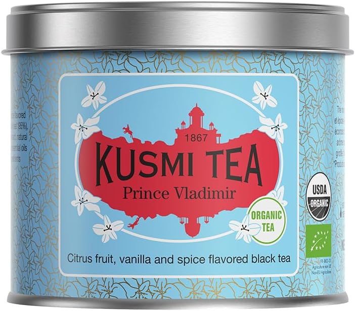 KUSMI TEA شاي كوسمي الأمير فلاديمير - شاي أسود عضوي - Image 1