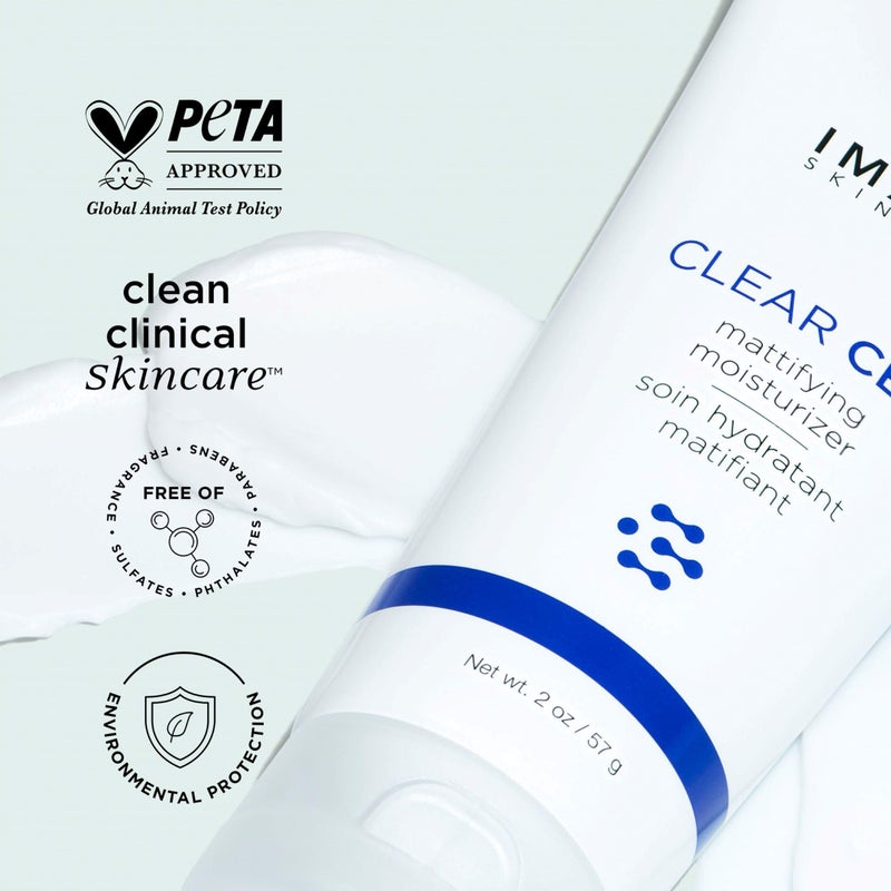 IMAGE SKINCARE IMAGE للعناية بالبشرة، مرطب ماتيفينغ CLEAR CELL، لوشن للوجه يرطب البشرة المعرضة للزيوت، يزيل اللمعان الزائد، 2 أونصة - Image 3