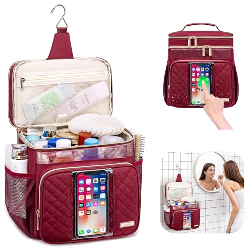 Tealari Large Toiletry Bag for Women Men,Bathroom Bag,Water Resistant Portable Shower Caddy for College Dorm,Hanging Toiletry Bags for Traveling,Gym Camping Cruise Ship Travel Essentials Shower Bag - Image 2