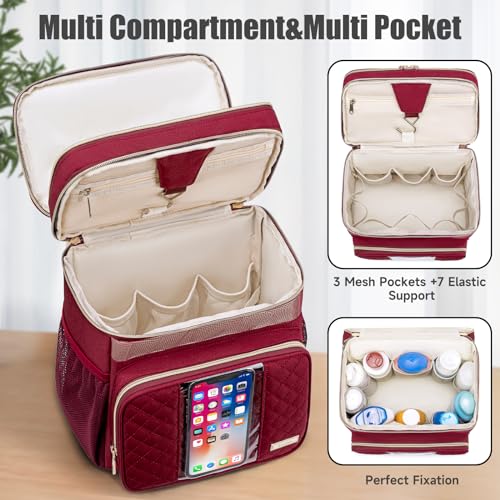 Tealari Large Toiletry Bag for Women Men,Bathroom Bag,Water Resistant Portable Shower Caddy for College Dorm,Hanging Toiletry Bags for Traveling,Gym Camping Cruise Ship Travel Essentials Shower Bag - Image 5