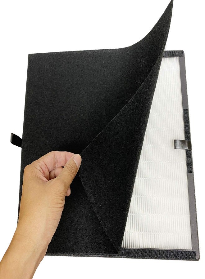 نيسبيرا مجموعة استبدال فلتر هواء نيسبيرا ترو هيبا بالكربون النشط، متوافقة مع جهاز تنقية الهواء بريث A350 وA375. مقارنة بالقطعة BF25A (عبوة واحدة) - Image 4