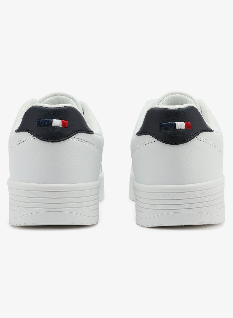 U.S. Polo Assn. Men's White Low-Top Canvas Sneakers - Bold Iconic Branding for a Clean Look Shoes - Image 3