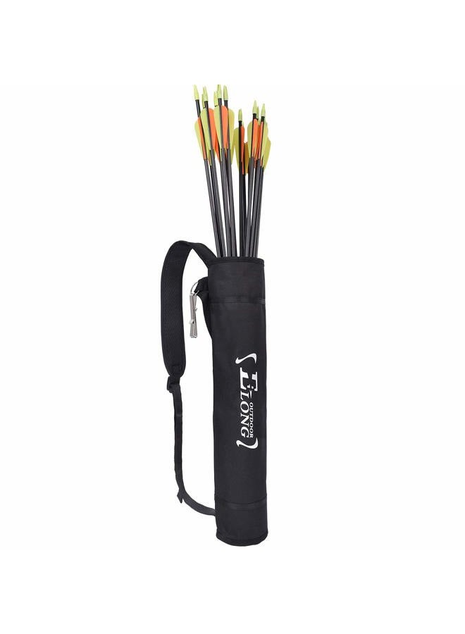 Yls Archery Arrow Quiver Holder -Adjustable Arrow Backpack Bag Holder Hip Back Quiver for Arrows, Bow Hunting and Target Practicing - Image 3