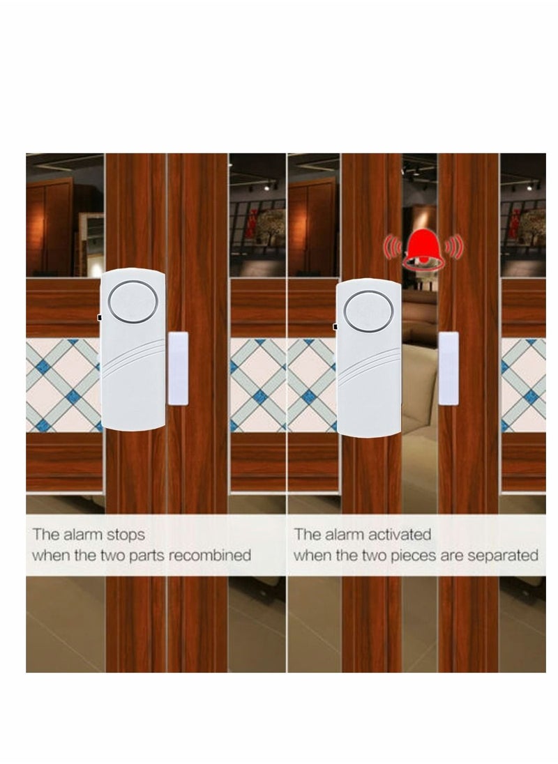 Y&D - Door Window Alarm, Burglar Home Security Wireless Magnetic Sensor Anti-Theft Pool Alarm for Kids Safety Toddler Open Sensor, 6 Pack - Image 1