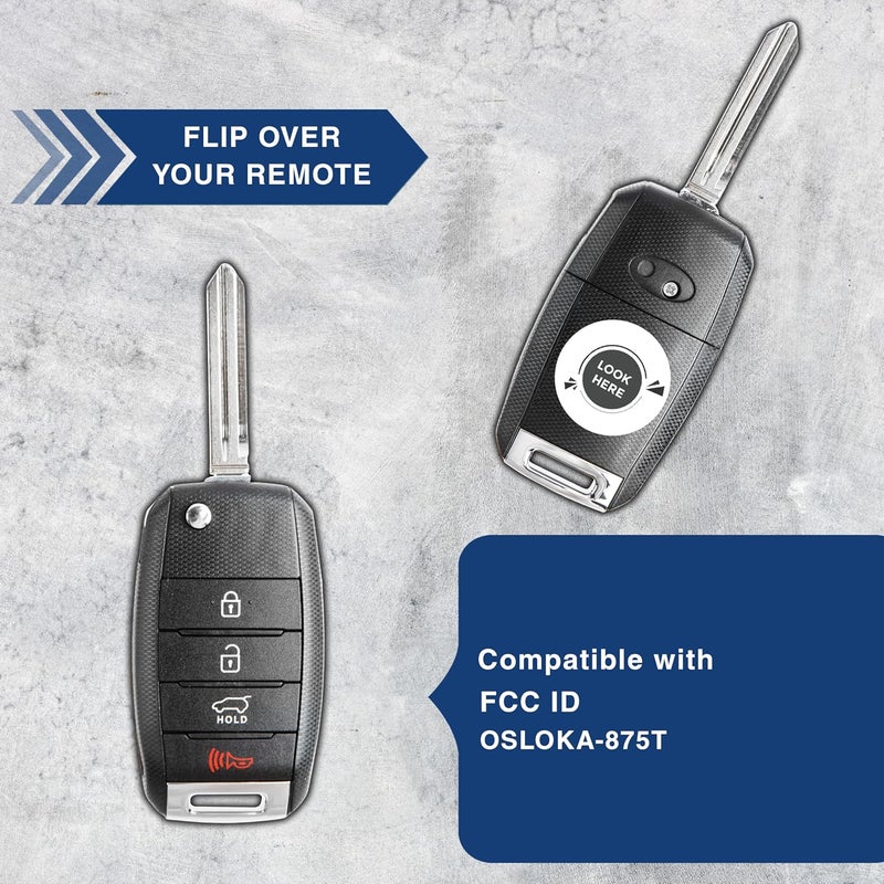 KeylessOption Keyless Entry Remote for Kia Forte OSLOKA-875T - Image 4