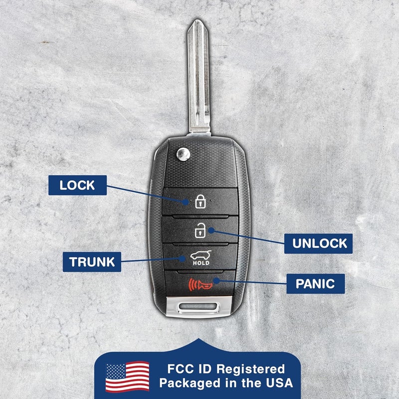 KeylessOption Keyless Entry Remote for Kia Forte OSLOKA-875T - Image 5