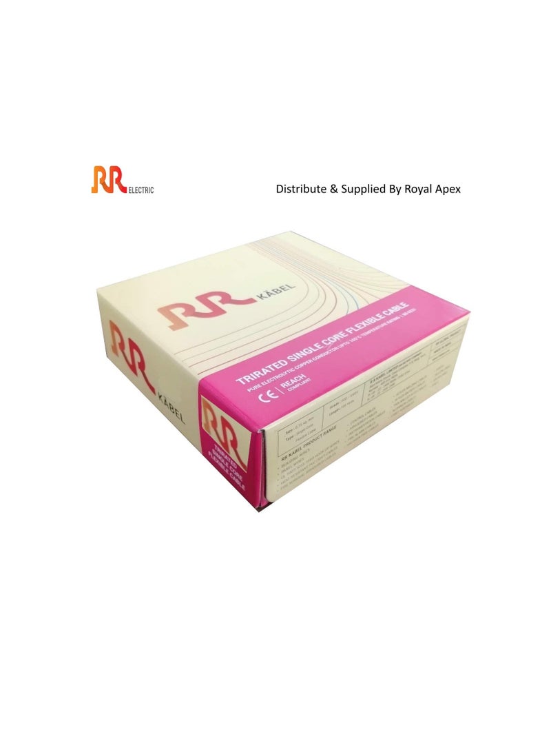 RR Multi Strand Pure Copper Single Core Flexible Cables Trirated Electrolytic Conductor up to 105C Fire Resist Electric Panel Wire BS6231 ISO9001 CE Compliant 100Y 90m Roll 0.75mm Red - Image 3