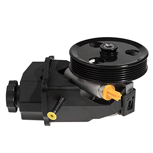 AUQDD 20-69989 Power Steering Pump (For 3.5L/3.9L V6) Compatible With 2006 2007 2008 2009 2010 2011 Chevy Impala /06-07 Monte Carlo (Power Assist Pump Replace 96-69989 88964571) - Image 1