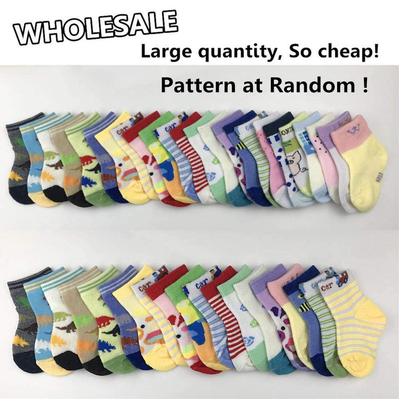 WAFUNNE Baby Boy Girl Socks Wholesale 20 Pairs Baby Socks Cotton Girl 0-12 months - Image 4