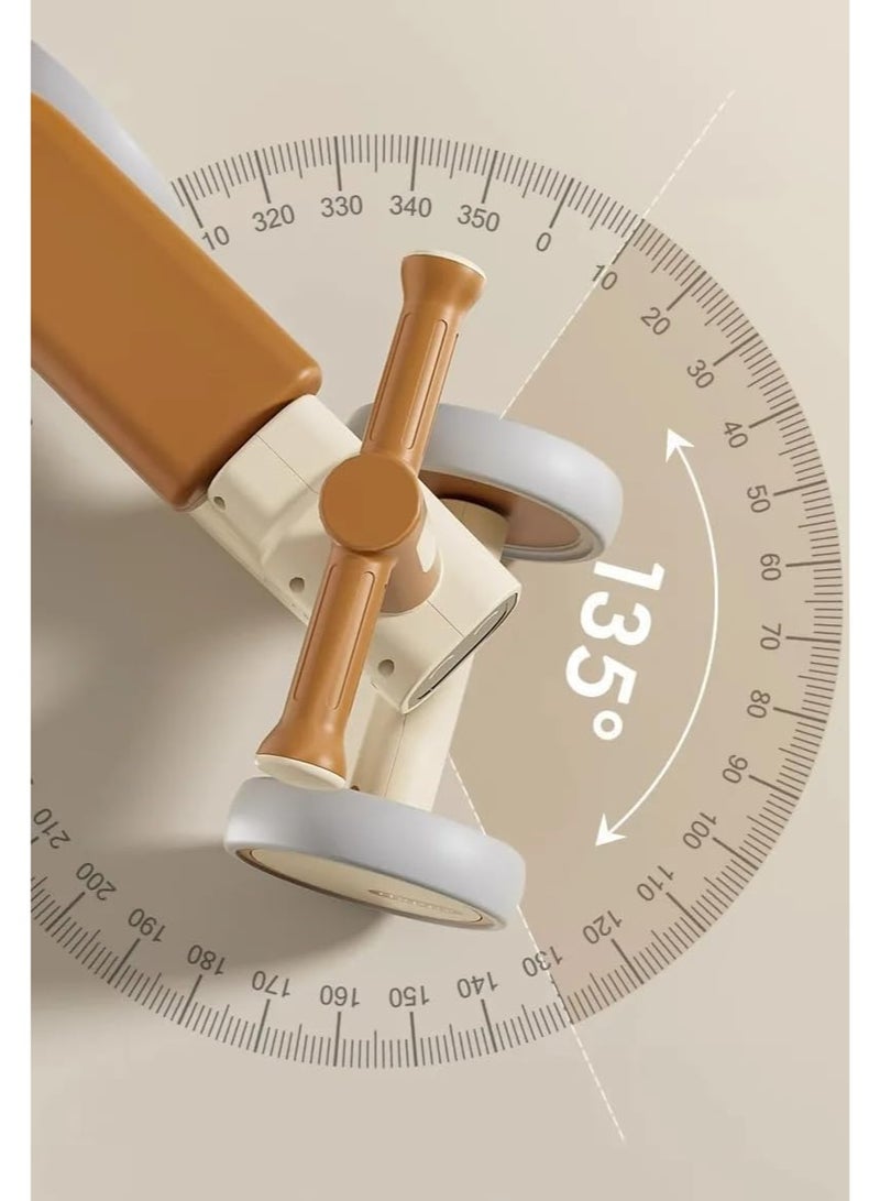 دراجة توازن للأطفال بأربع عجلات، دراجة انزلاقية للأطفال مع موسيقى وإضاءة، لعبة سيارة توازن للأطفال من عمر 12 إلى 36 شهرًا، للاستخدام الداخلي والخارجي - Image 2