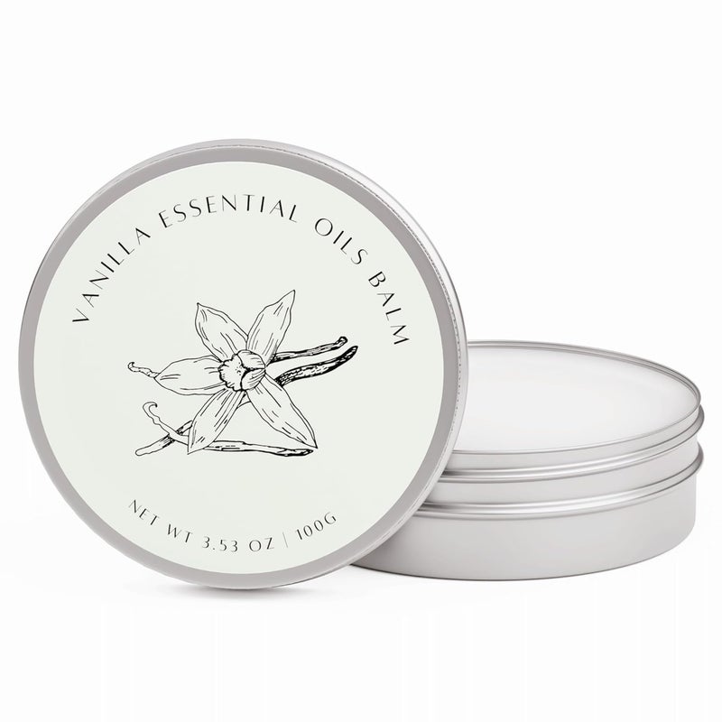 benatu benatu Vanilla Body Oil for Dry Skin Care Soothing  moisturizing Essential Oil Massage Balm Scented Vitamin E Body Butter for Women and Men Blends with Geranium Sandalwood Frankincense 353 oz