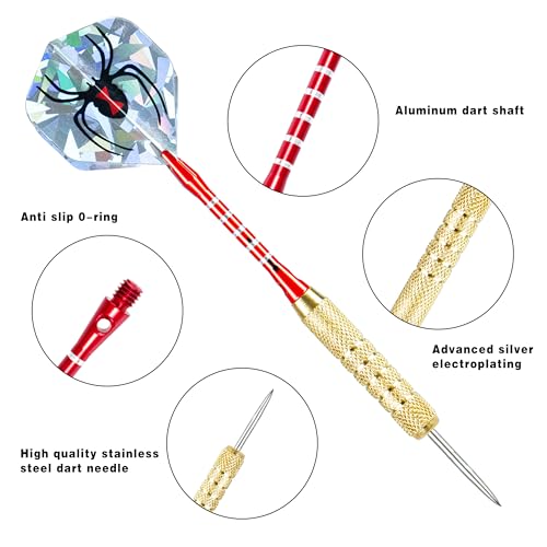 CHRDW Darts Metal Tip Set – Perfect Steel Tip Design for Professional and Casual Players to Enhance Your Game. 18 Pieces.CHRDW. (Metal) - Image 2