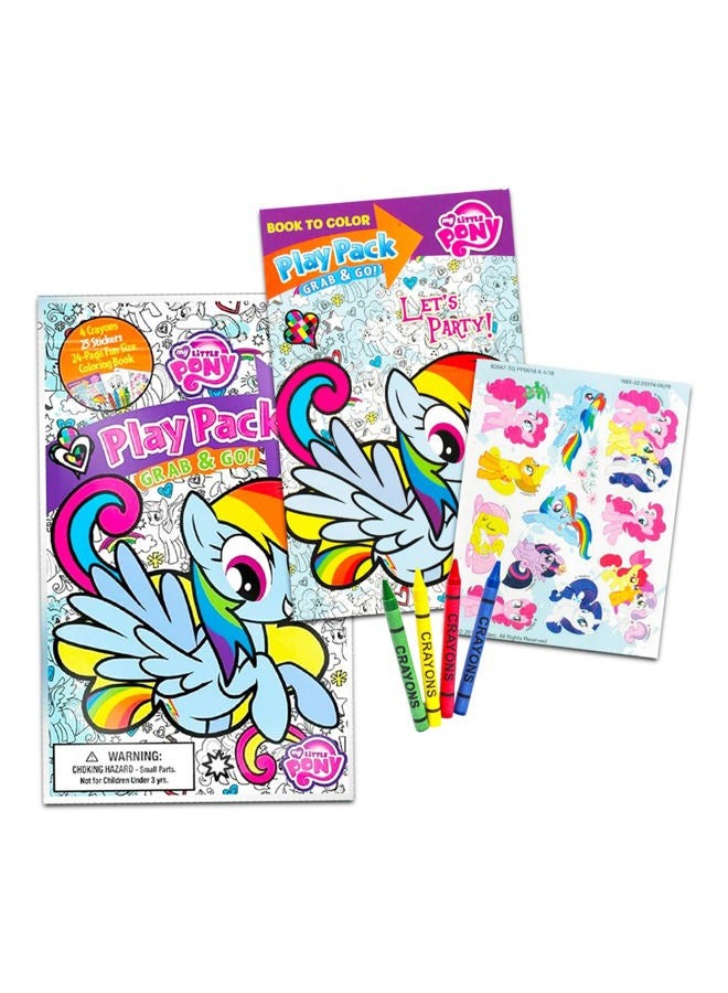 Bendon My Little Pony Party Favors Set - My Little Pony Bulk Party Favors Bundle of 15 Play Pack Party Supplies | My Little Pony Coloring Book, Activity Book - Image 2