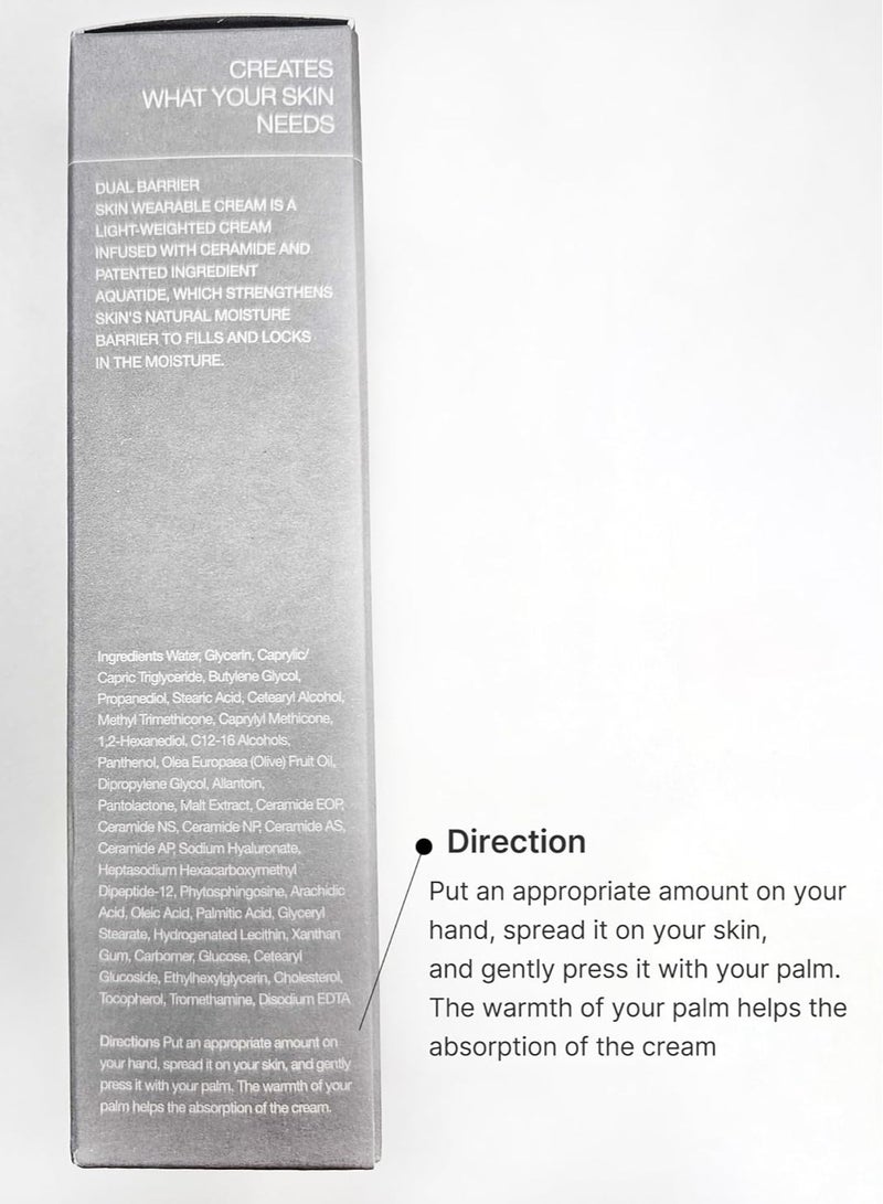celimax Dual Barrier Skin Wearable Cream | Long Lasting Cream Face Moisturizer With Ceramides, Hyaluronic Acid, Moisturizing, Hydrating, Soothing, Repairing, Day & Night Cream, 50Ml  - Image 2