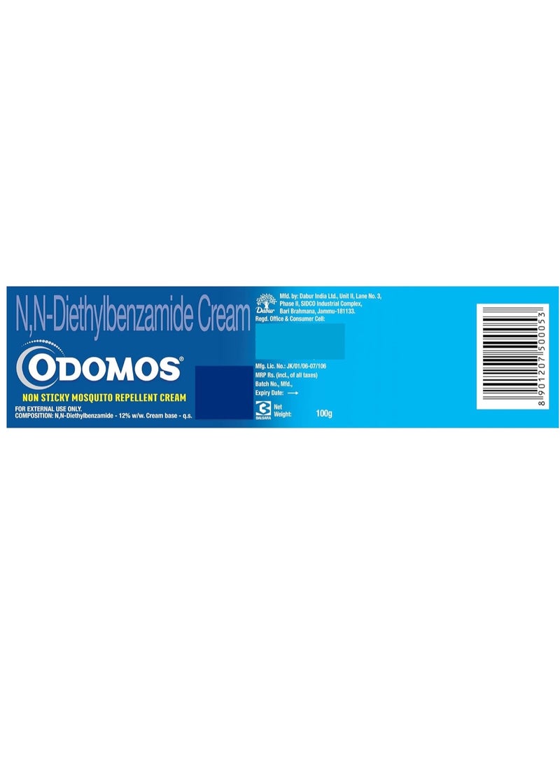 Odomos Non Sticky Mosquito Repellent Cream - Image 2
