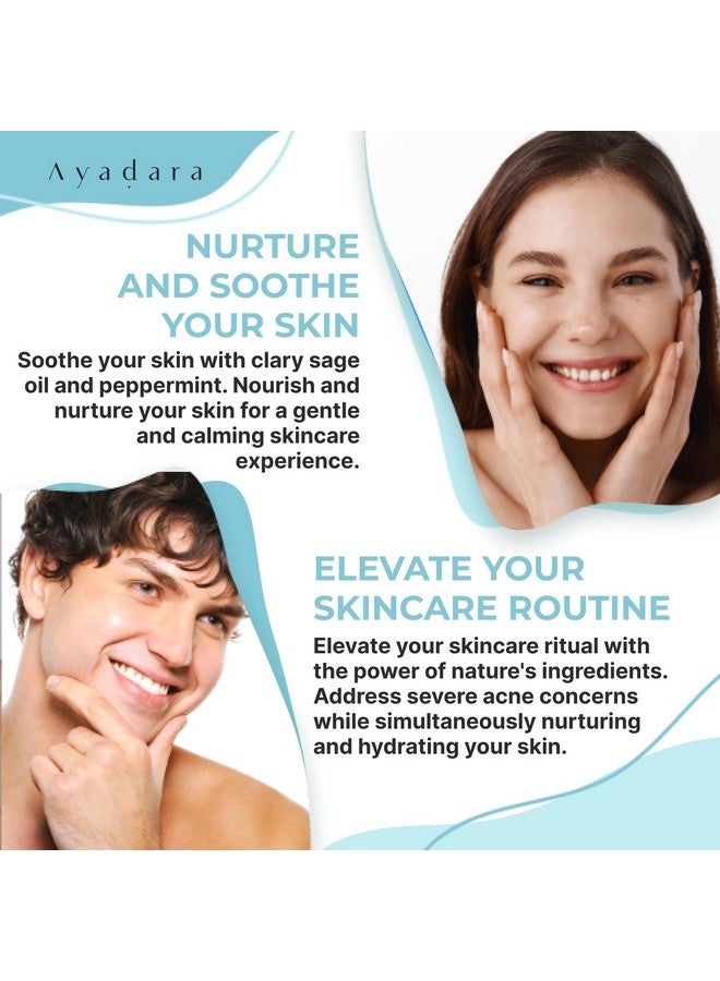 ايدارا غسول الوجه بالفحم لعلاج حب الشباب الشديد من أيادارا، 3.4 أونصة، غسول يومي للوجه بالكبريت والعسل، منظف للوجه بالفحم، غسول وجه للرجال لعلاج حب الشباب، غسول وجه عميق بالفحم للنساء والرجال، 200 استخدام - Image 4