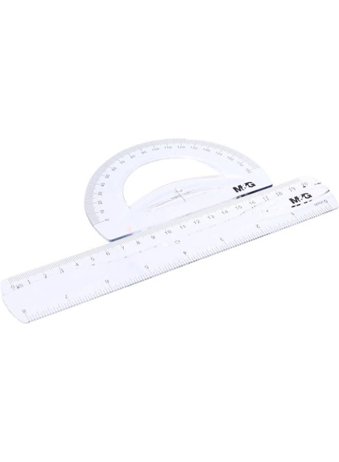 M&G 4-Piece Geometrical Set, Comprehensive Tools for Accurate Drafting and Measurements - Image 2