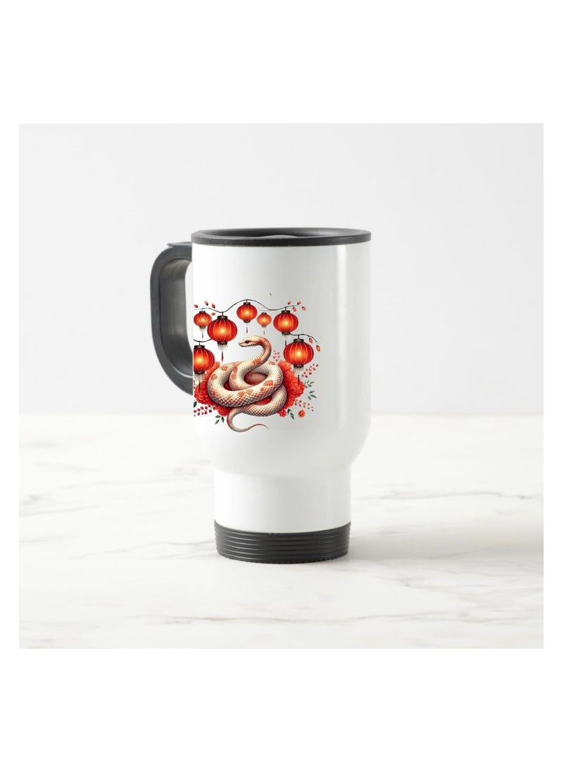 Generic - China Travel Mug–Insulated Stainless Steel Coffee Mug For Hot&Cold Drinks,Perfect For Commuting,Road Trips And Celebrate With Style–Leak-Proof Travel Mug - Image 1