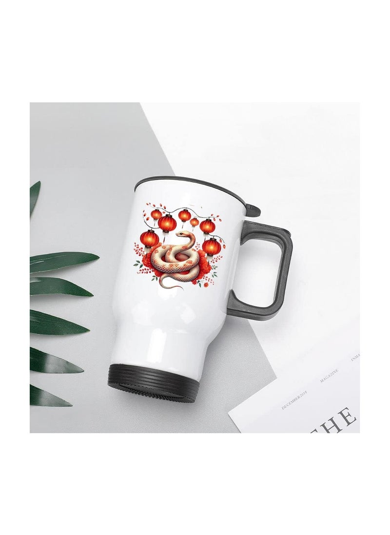 Generic - China Travel Mug–Insulated Stainless Steel Coffee Mug For Hot&Cold Drinks,Perfect For Commuting,Road Trips And Celebrate With Style–Leak-Proof Travel Mug - Image 1