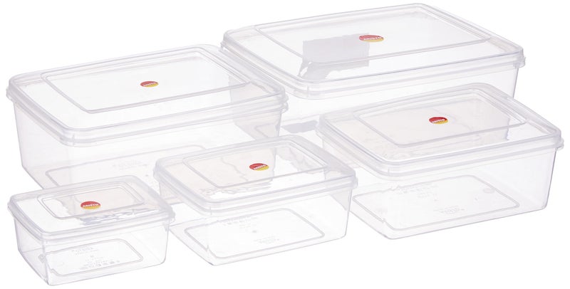 Aristo Kitty Plastic Storage Container - Set Of 5, Color May Vary - Image 4