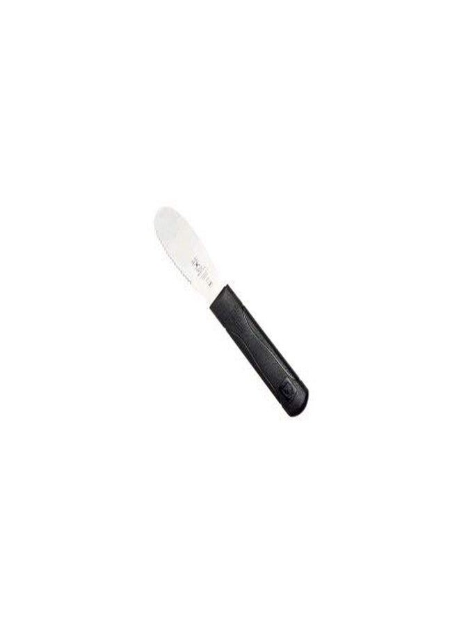 Mercer Culinary Millennia Wavy Edge Spreader, 3.5 Inch Blade, Black Handle - Image 3