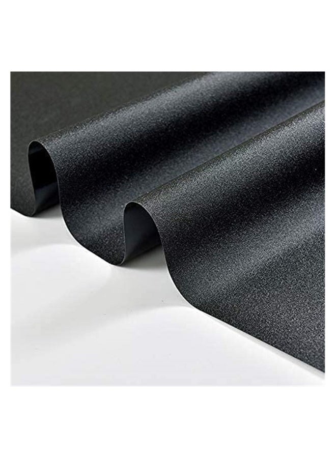 Privacy Window Sticker Black, Frosted Glass Sticker Privacy Vinyl Blinds Decorative Opaque Static Cling Anti-UV Light Blocking - Image 3