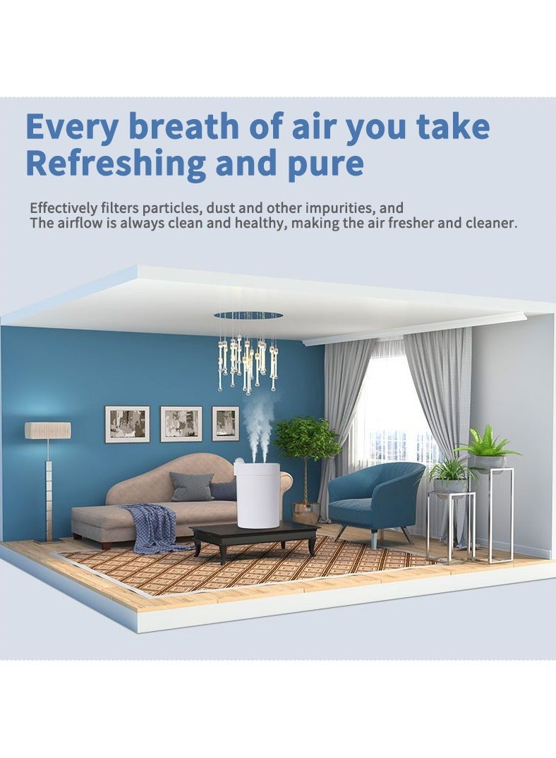 2000ML مزدوج رذاذ الهواء مرطب قدرة كبيرة العلاج بالروائح الزيت ناشر الصامت الغلاف الجوي ضوء أوتوماتيكي إيقاف - Image 4