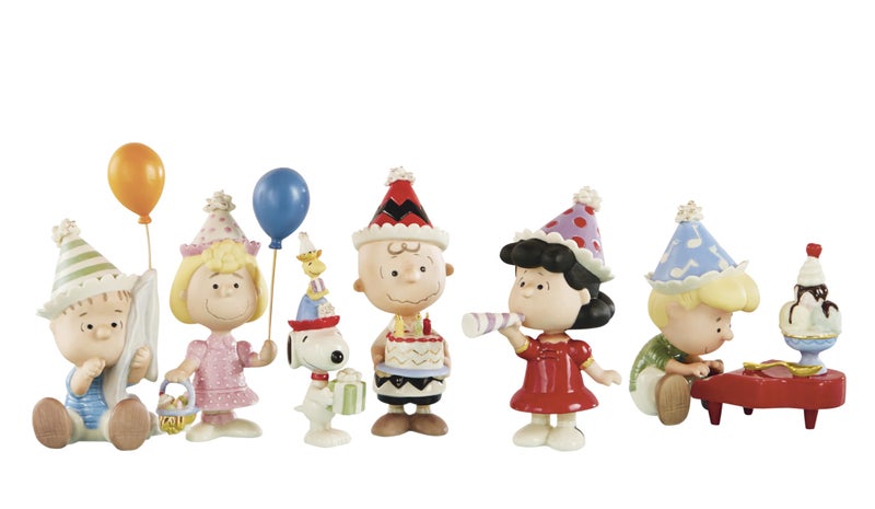 Lenox 847857 Peanuts 6-Piece Birthday Party Figurine Set - Image 1