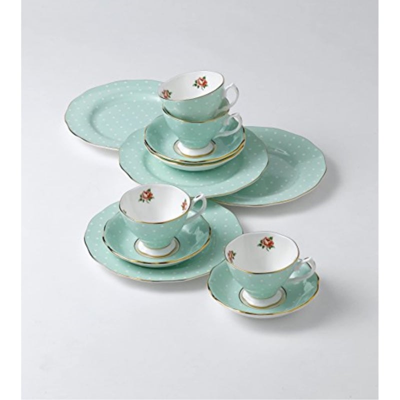 Royal Albert Polka Rose Teacup & Saucer Set - Image 3