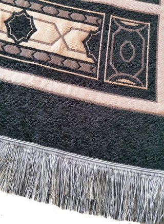 Portable Prayer Rug and Prayer Beads Large Thin Lightweight Prayer Mat Carpet for Women and Men - view 2