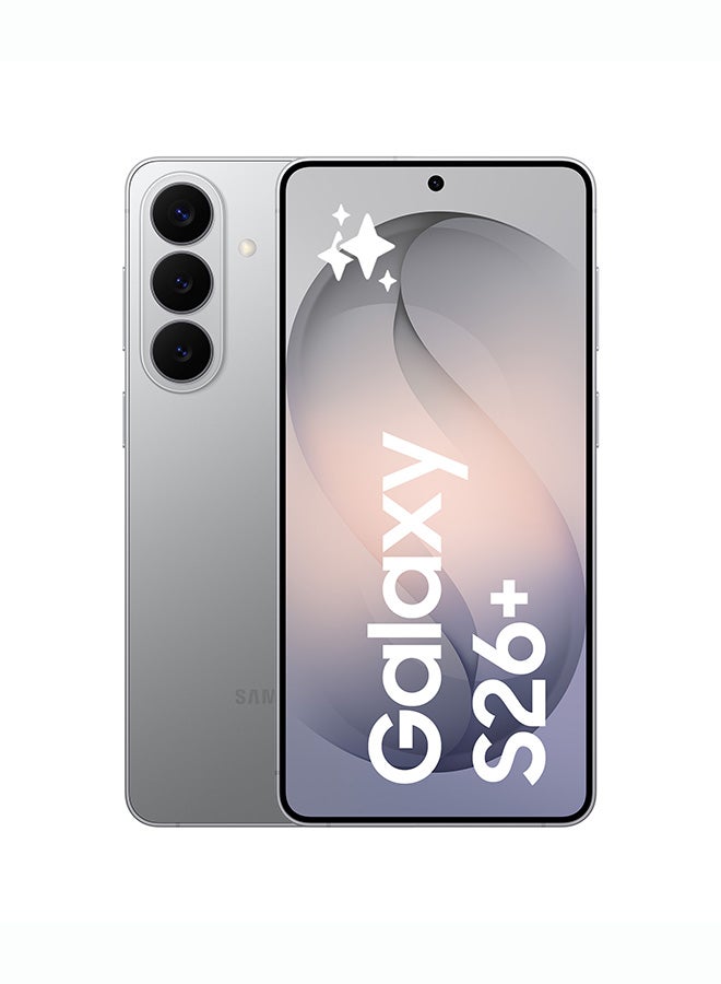 سامسونج جالاكسي S26 بلس ثنائي الشريحة 5G فضي شادو 12GB رام 512GB - نسخة الشرق الأوسط - Image 1