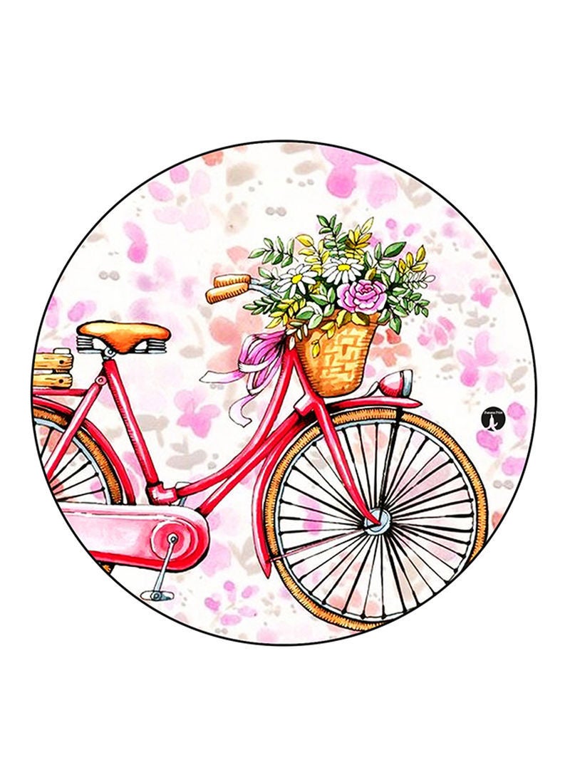 RKN Bike Printed Mouse Pad  Multicolour