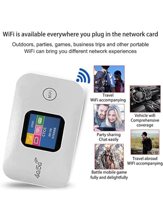 عام راوتر واي فاي محمول 4G بسرعة 150 ميجابت في الثانية، يدعم نقطة اتصال محمولة لغاية 10 مستخدمين، مناسب للاستخدام في السيارة مع فتحة لبطاقة SIM. - Image 3
