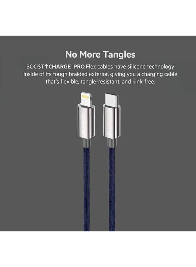 سيندم كابل شحن سريع من سبائك الزنك 30 وات من النوع C إلى ios للشحن السريع - Image 4