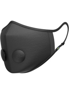 AIRINUM Airinum Urban Air Mask 2.0 - Reusable and Adjustable Air Mask with Valves - For Pollution, Indoor and Outdoor (Large, Onyx Black)  - Image 1