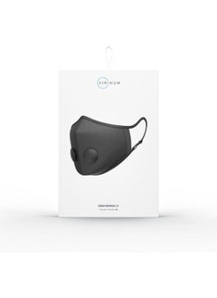 AIRINUM Airinum Urban Air Mask 2.0 - Reusable and Adjustable Air Mask with Valves - For Pollution, Indoor and Outdoor (Large, Onyx Black)  - Image 4