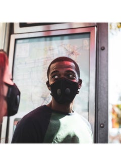 AIRINUM Airinum Urban Air Mask 2.0 - Reusable and Adjustable Air Mask with Valves - For Pollution, Indoor and Outdoor (Large, Onyx Black)  - Image 3