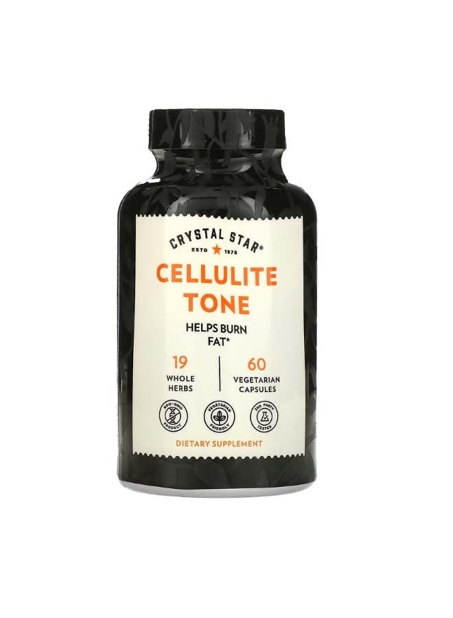 Crystal Star Cellulite Tone 60 Vegetarian Capsules - Image 1