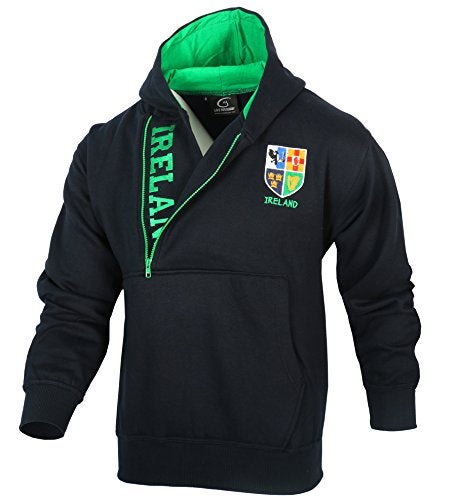 Malham USA Ireland Half Zip Hoodie, Navy, XXX-Large - Image 1