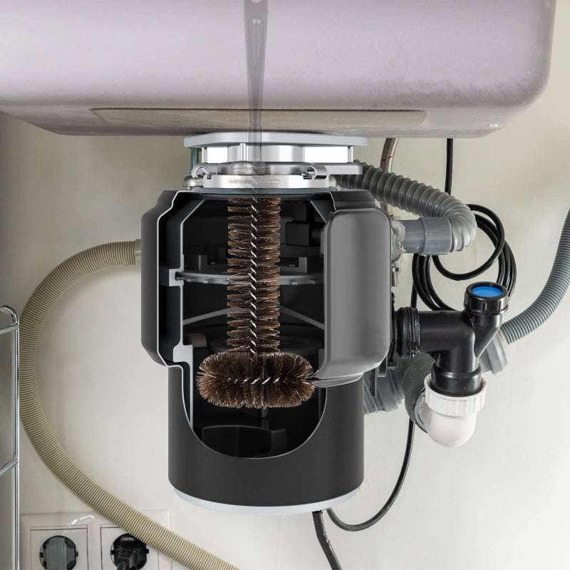 Ullnosoo Garbage Disposal Brush, Universal Cleaning Cleaner Brush with Extra Long Handle Ullnosoo Eliminates Residue and Odor 15inch - Image 5