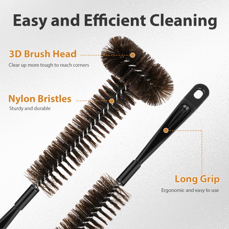Ullnosoo Garbage Disposal Brush, Universal Cleaning Cleaner Brush with Extra Long Handle Ullnosoo Eliminates Residue and Odor 15inch - Image 2