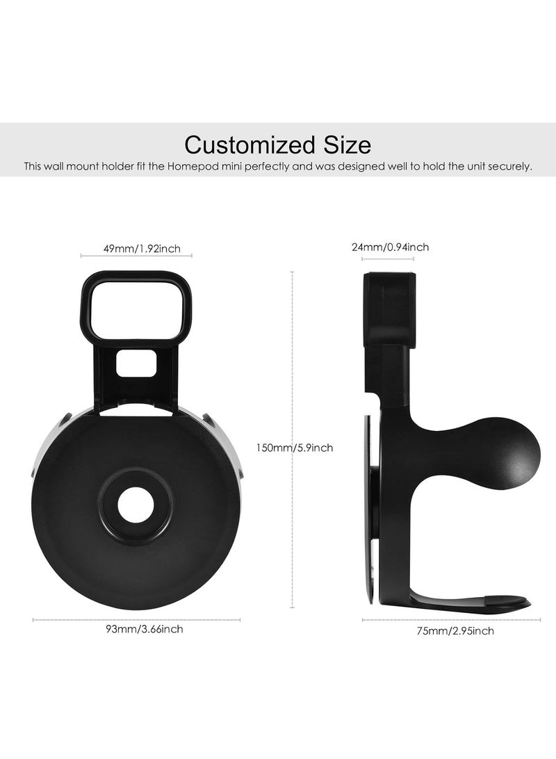 general Suitable For Apple HomePod Mini Smart Speaker Hidden Wire Management Socket Bracket - Image 2