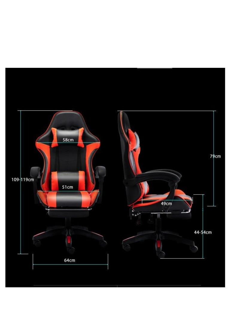 ARCOON - ARCOON Esports Chair, Internet Cafe Computer Chair, Comfortable Rotating Chair for Home and Office Use,Blue - Image 1