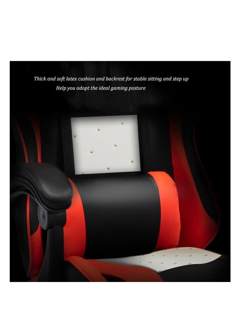 ARCOON - ARCOON Esports Chair, Internet Cafe Computer Chair, Comfortable Rotating Chair for Home and Office Use,Blue - Image 1