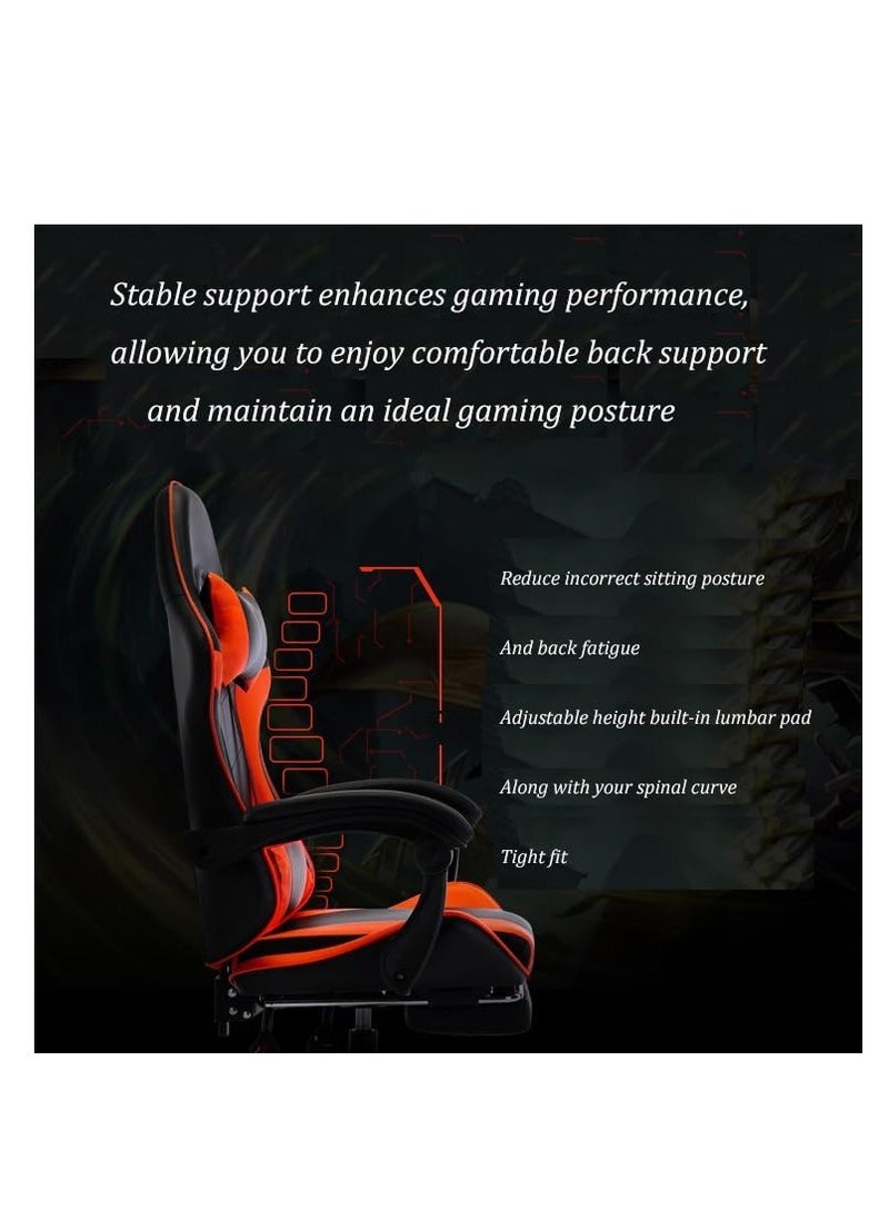 ARCOON - ARCOON Esports Chair, Internet Cafe Computer Chair, Comfortable Rotating Chair for Home and Office Use,Blue - Image 1