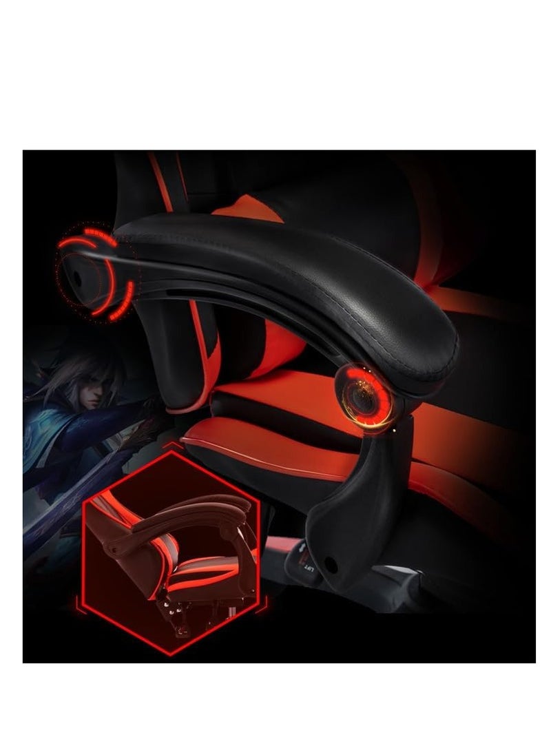 ARCOON - ARCOON Esports Chair, Internet Cafe Computer Chair, Comfortable Rotating Chair for Home and Office Use,Blue - Image 1